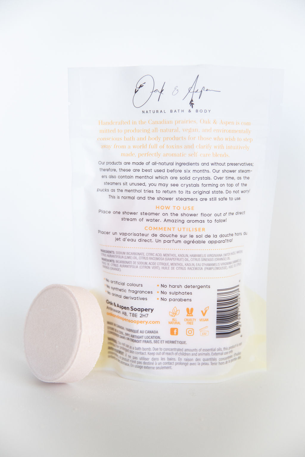 Shower Steamers: Citrus Burst