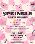 Kid’s Sprinkle Bath Bombs Workshop (ages 3+)