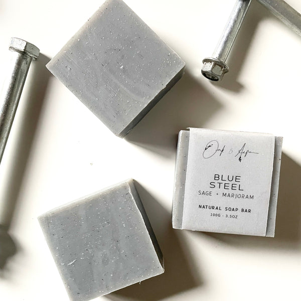 Soap Bar: Blue Steel